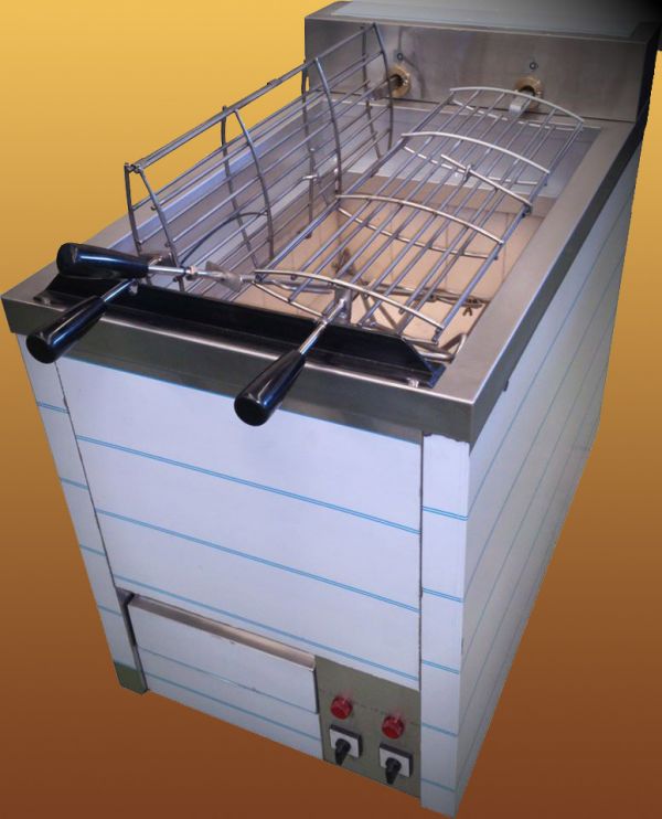 Churrasqueiras a carvão ou a gás rotativas ou estáticas