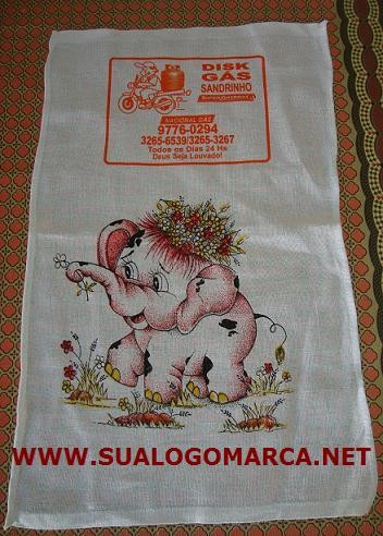 Presentei seu cliente e fidelize-o com a sua empresa dando brindes de panos de prato com propaganda