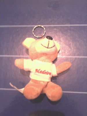 ursinho lindo porta chaves - moedas MADEIRA