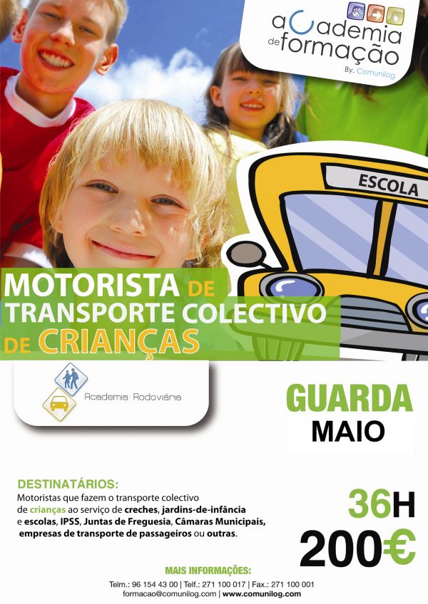 MTCC - Motorista de Transporte Colectivo de Crianças