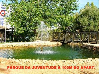 Apartamento para ferias, com piscina e jardim