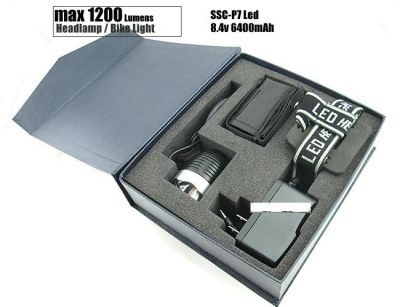 Vendo foco LED com bateria para bicicleta de 900 lumens (Novo em caixa)