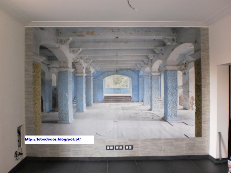 Colocação de Foto-murais Temáticos e Papel de Parede.