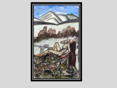 VENDA de PINTURAS AGUARELAS, PASTEL SECO, CARVÃO, TÉCNICA MISTA.