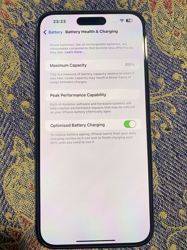 Apple iPhone 14 Pro Max 512 GB Deep Purple e preto espacial Novo funcionando com qualquer sim