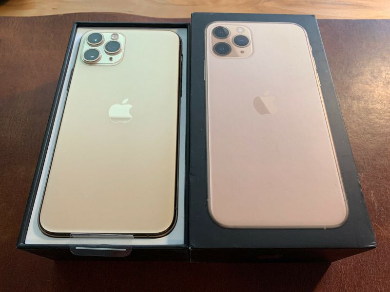 Apple iPhone 11 Pro 64GB = $500, iPhone 11 Pro Max 64GB = $550,iPhone 11  64GB =  $450