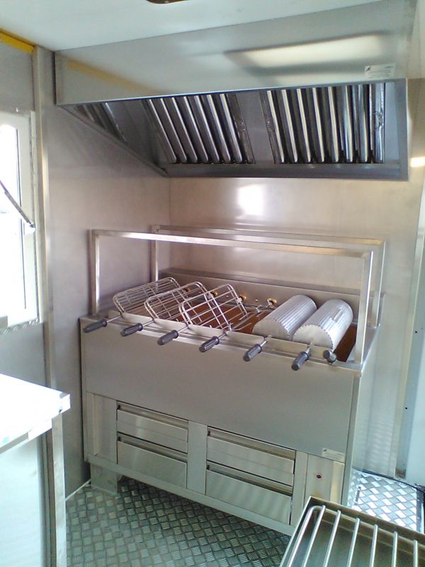 Churrasqueiras a carvão Industrial