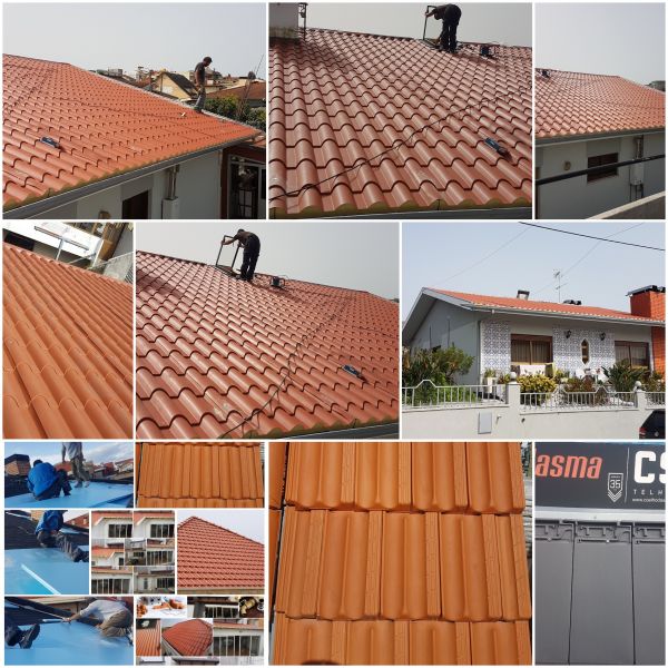 Reparação de telhados de casas, edifícios, Telhados em Painel Sandwich 