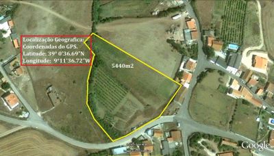 Vendo Terreno na Patameira - Torres Vedras a 5 minutos da A-8 todo dentro do perímetro urbano!