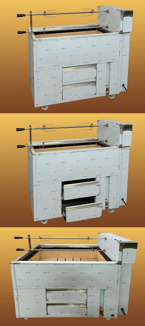 Churrasqueiras e Assadores a carvão, gás, eléctricos 
