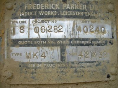 PARKER PLANT ROCK-RANGER TYPE 5255 BRITADEIRA MOVEL 